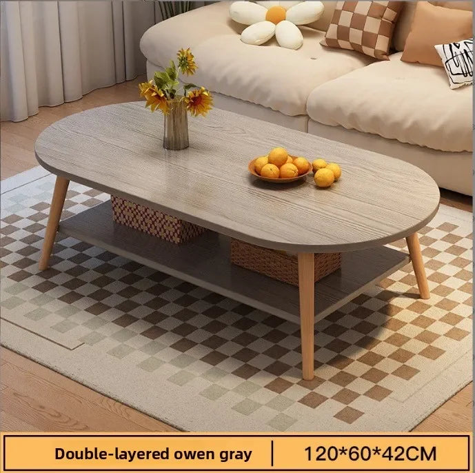 Multi-functional Coffee table living room small apartment living room sofa tea table bedroom simple bed INS wind small table Oasis Select SH-120CM
