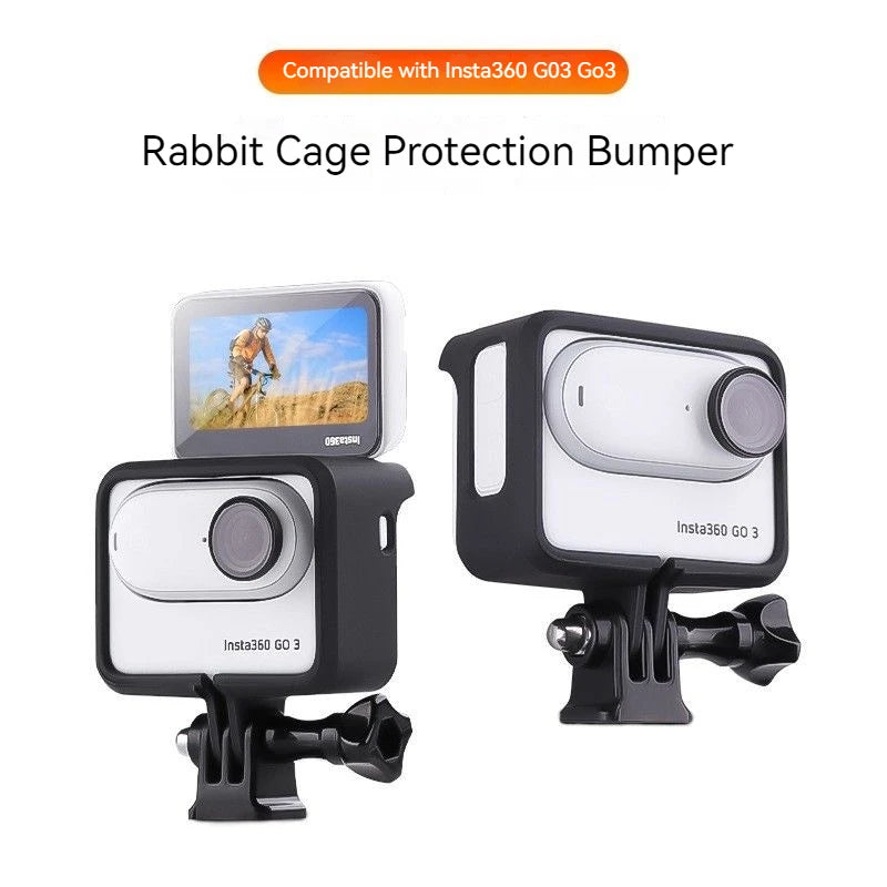 Insta360 GO 3 / GO 3S Protective Frame Cage with Cold Shoe