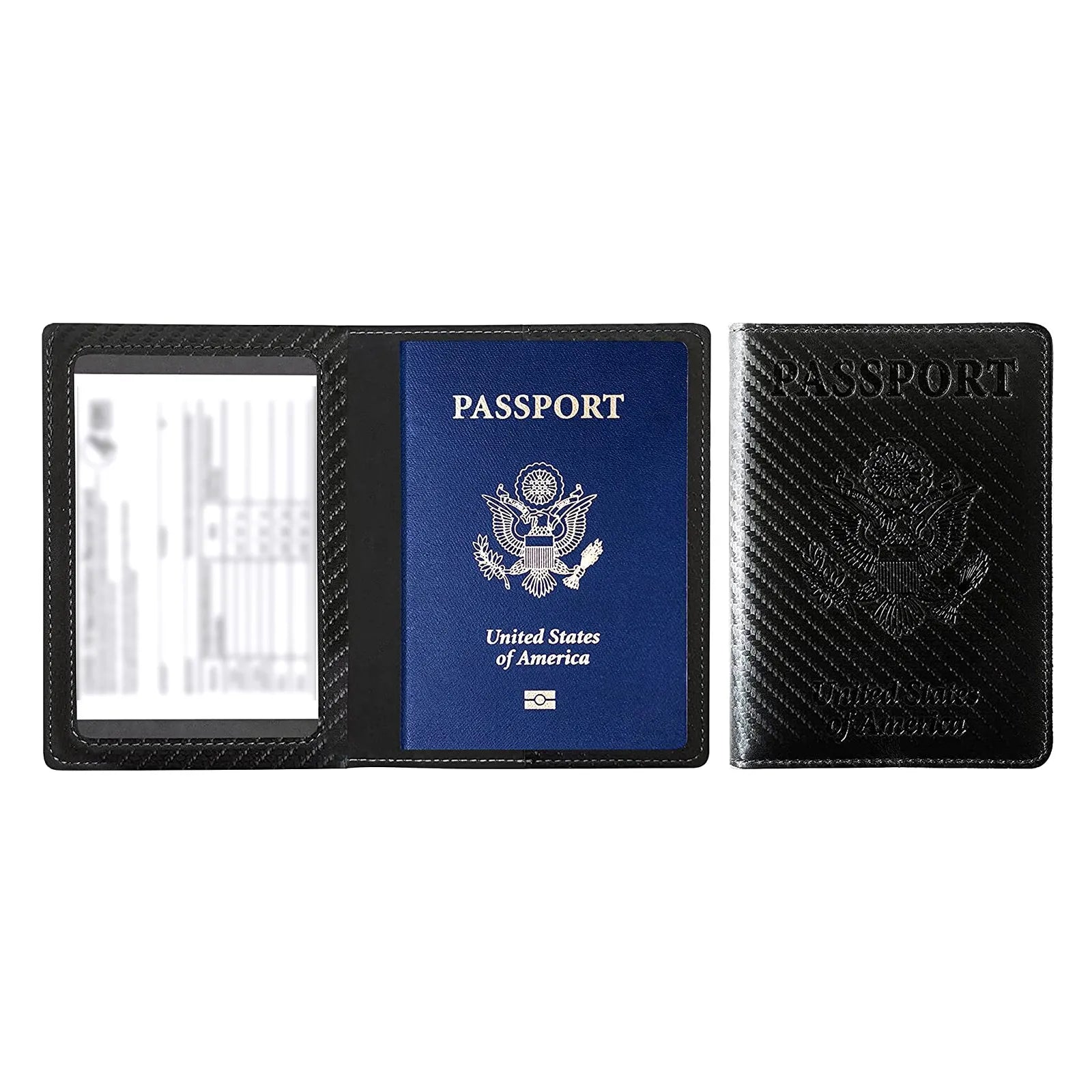 Leather Passport Cover & Card Holder Wallet – Unisex Travel Passport Card Holder Oasis Select C