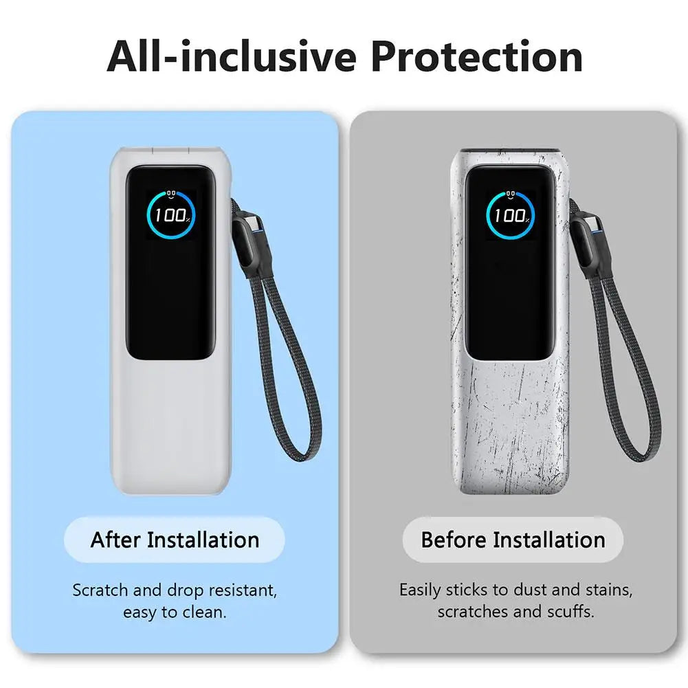 For Anker Zolo 165W Mobile Power Silicone Case Portable Power Bank Protective Cover Portable Travel Case With Carrying Strap Oasis Select
