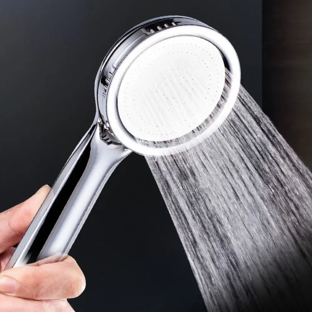 High Pressure Shower Head Handheld Ultra-thin Water Saving Spray Nozzle Wear-resistant Durable Pressurized Shower Head Home Oasis Select
