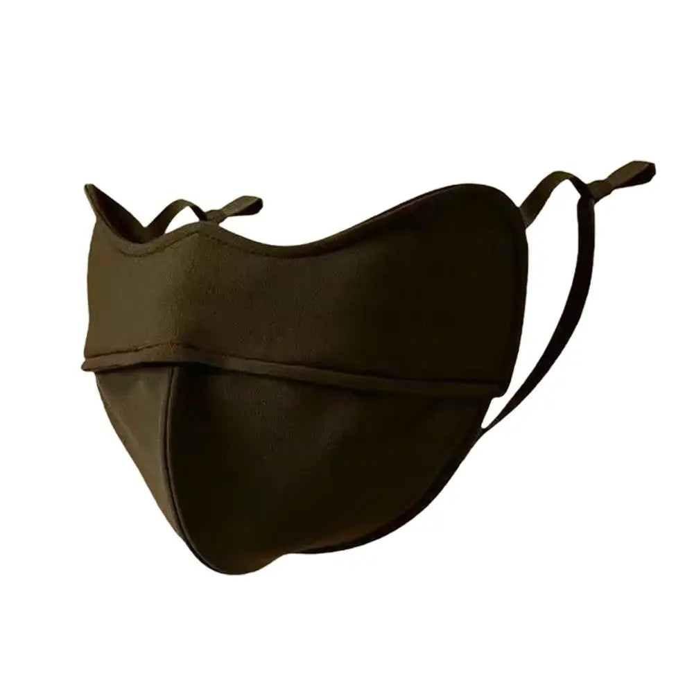 Winter Warm Cycling Mask 5D fishbone design contours to the face, effectively blocking wind and cold, and enhancing warmth. Oasis Select Brown