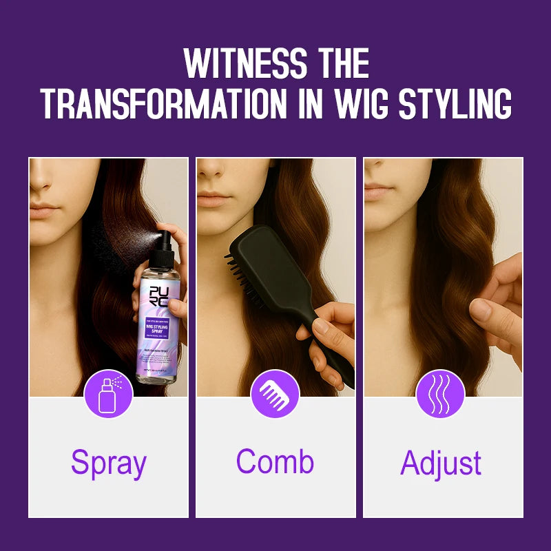 PURC Hair Styling Spray Long-lasting Hold Adds Texture Volume Anti-Breakage Smoothing Hair Shaping Care for Men Women Oasis Select
