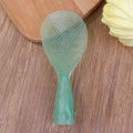 1Pc Vertical Rice Spoon Plastic Non‑Stick Rice Scoop Transparent Thick High Temperature Resistant Rice Cooker Rice Shovel Oasis Select Green
