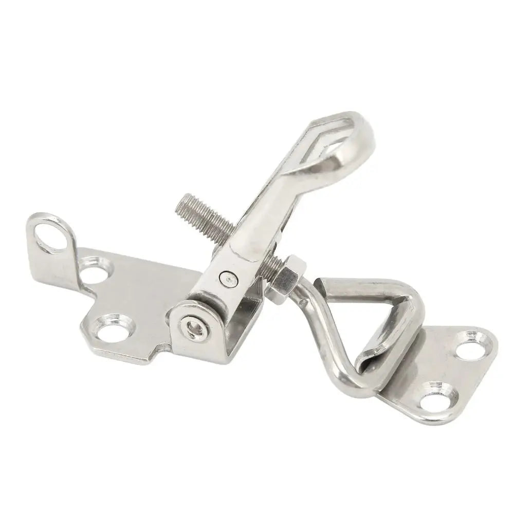 304 Stainless Steel Marine Latch Deck Hasp Lock | Anti-Rattle
