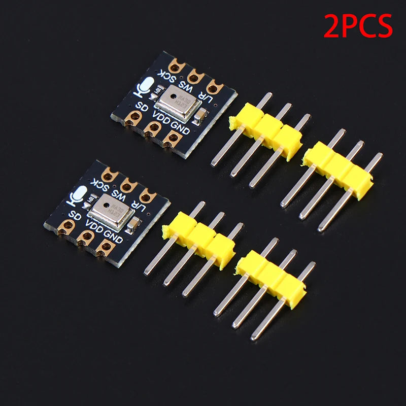 INMP441 Omnidirectional Microphone Module MEMS Sensor 24 Bit High-precision Low-power I2S Digital Output Sensor Module For ESP32 Oasis Select A1 2PCS