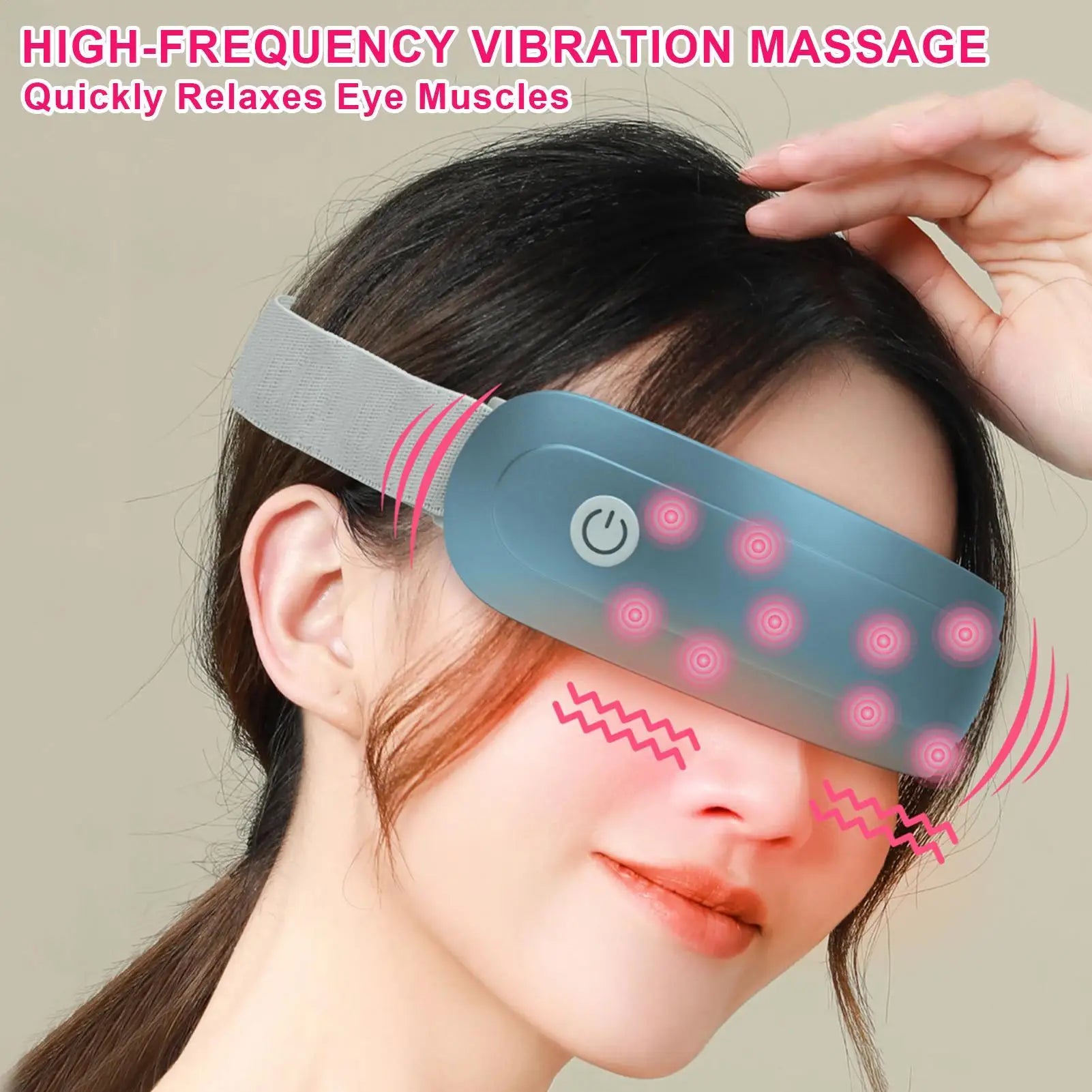 Wearable Eye Massager – 4 Modes, Vibration & Music Eye Massager Oasis Select