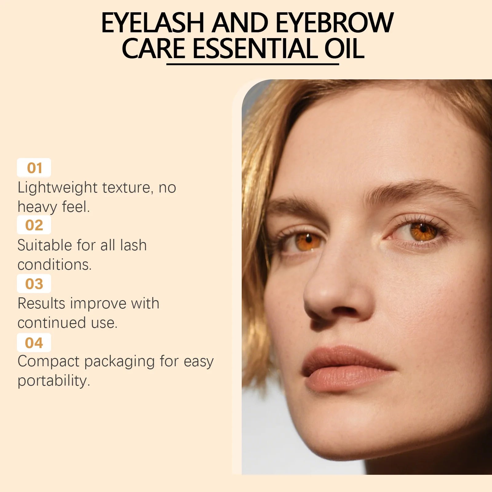 Hoygi Eyelash & Eyebrow Oil – Shine, Curl & Daily Nourishment