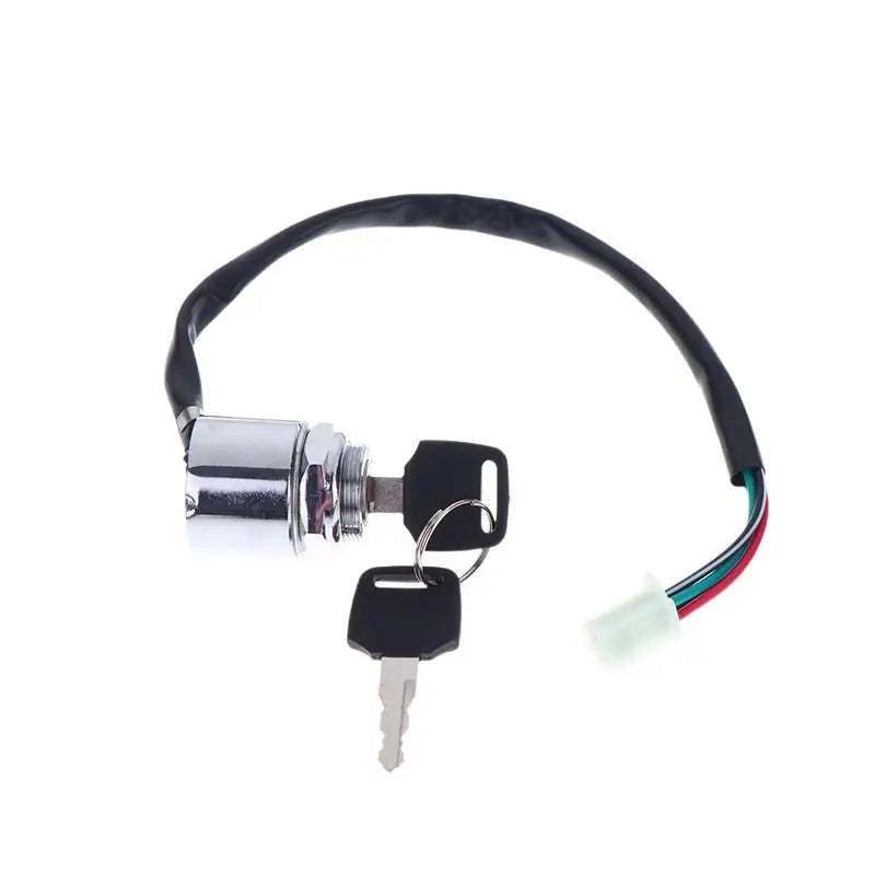 Universal Motorcycle 4 Wire 2 Position Ignition Switch Waterproof Electric Door Lock Electric Start Motorcycle Ignition Switch Oasis Select