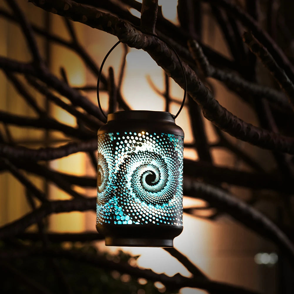 LED Solar Lamp 3D Snail Solar Projector Landscape Light LED Night Light Courtyard Garden Lawn Light Outdoor Hanging Lights Oasis Select