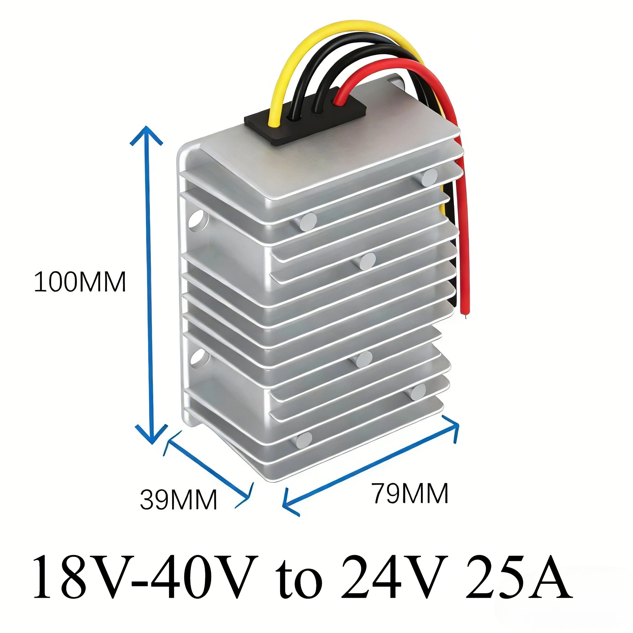 9-40V 12V 24V 36V to 24V 2A-30A Step-up/down DC Power Converter Car Voltage Stabilizer Boost Buck Module Solar Regulator Oasis Select 18V-40V to 24V 25A
