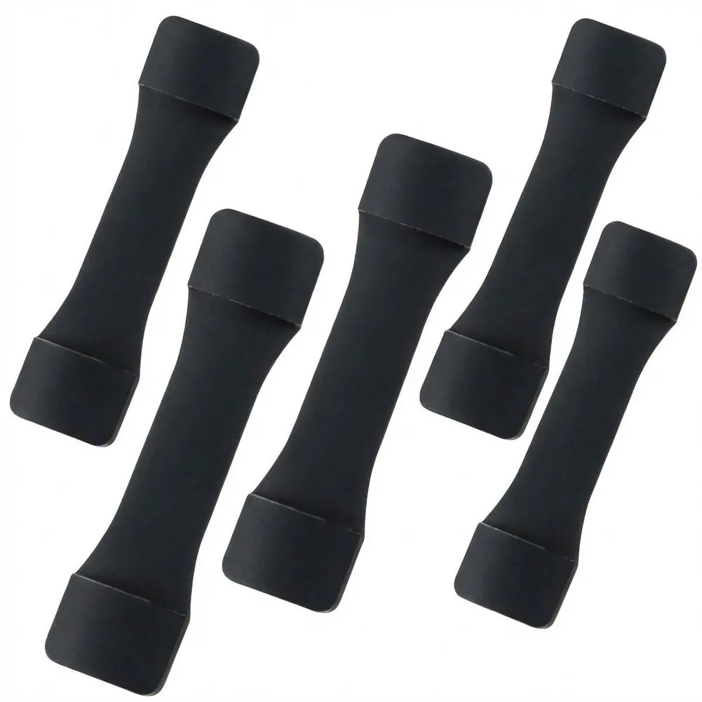 High Strength Silicone Fishing Rod Holder Spacer Reel Seat Protector For Shock Absorbing Gap Filling Black White Accessories Oasis Select Black 5pcs