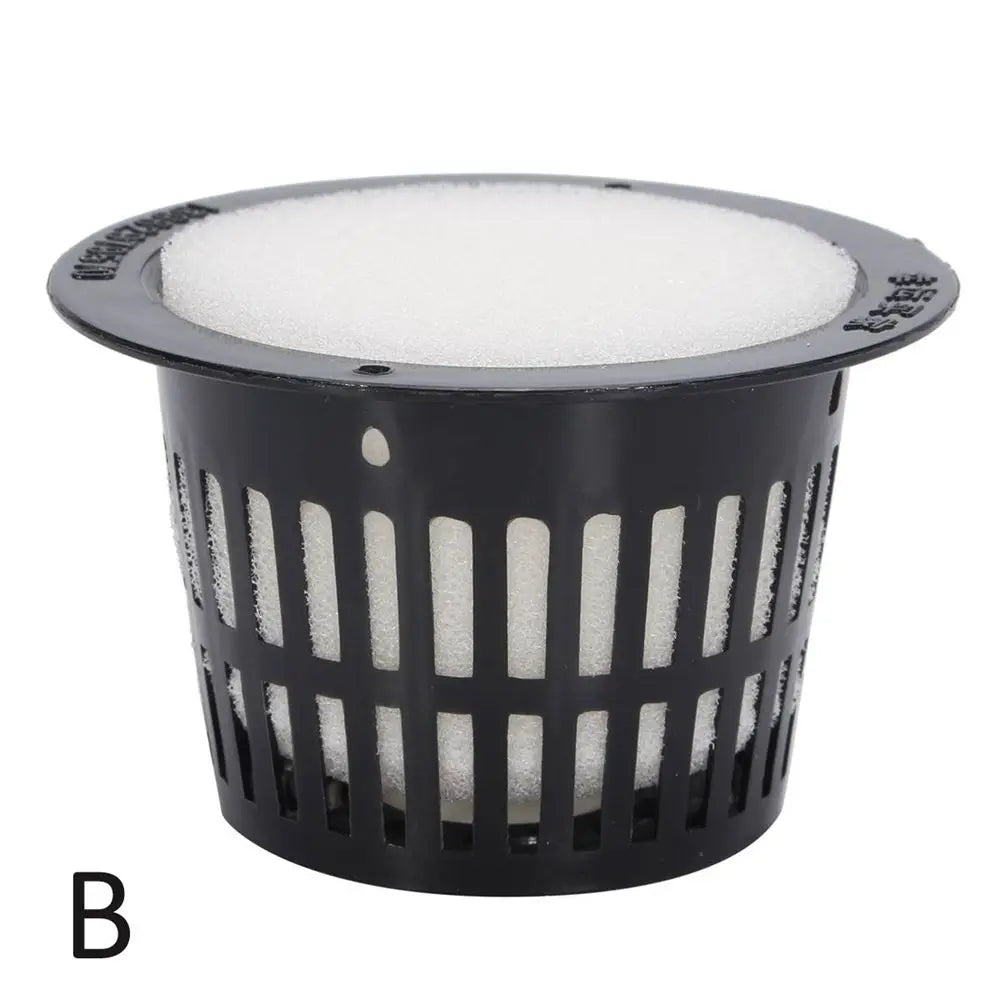 10pcs Germinate Hydroponic Garden Clone Vegetable Plant Grow Net Cup Nursery Pots Planting Basket Mesh Pot Oasis Select B