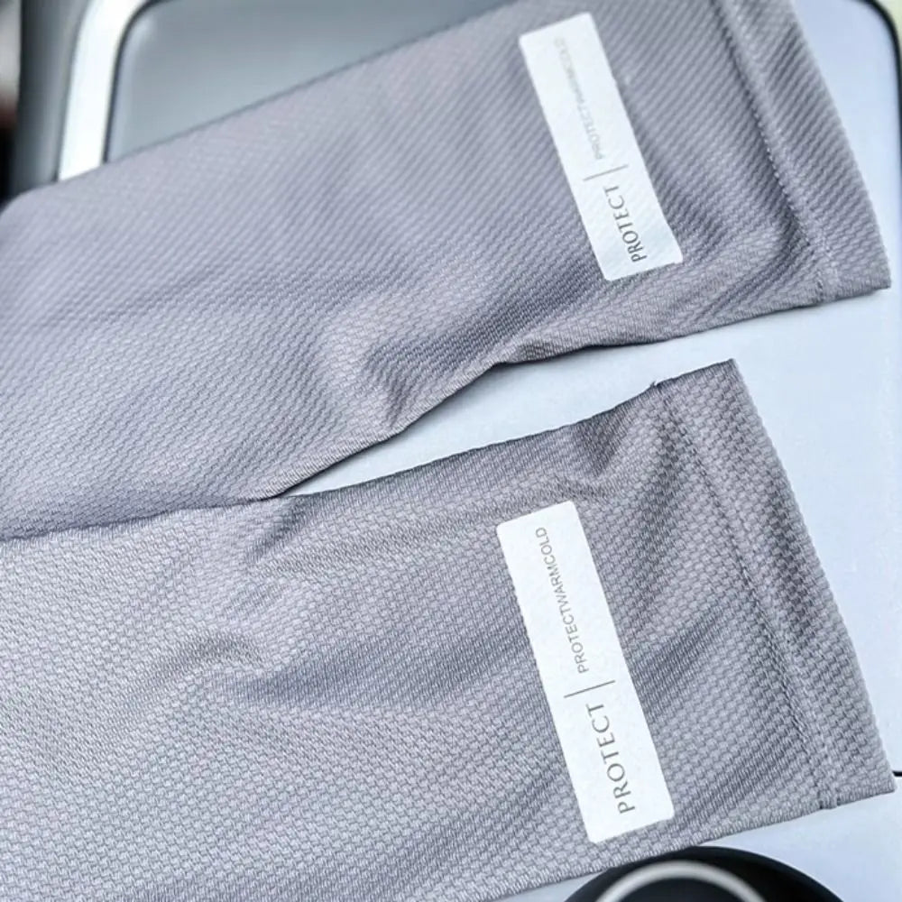 New Ice Silk Arm Sleeves UV Protection Loose Long Arm Glove Non-slip Breathable Sunscreen Sleeves Summer Oasis Select