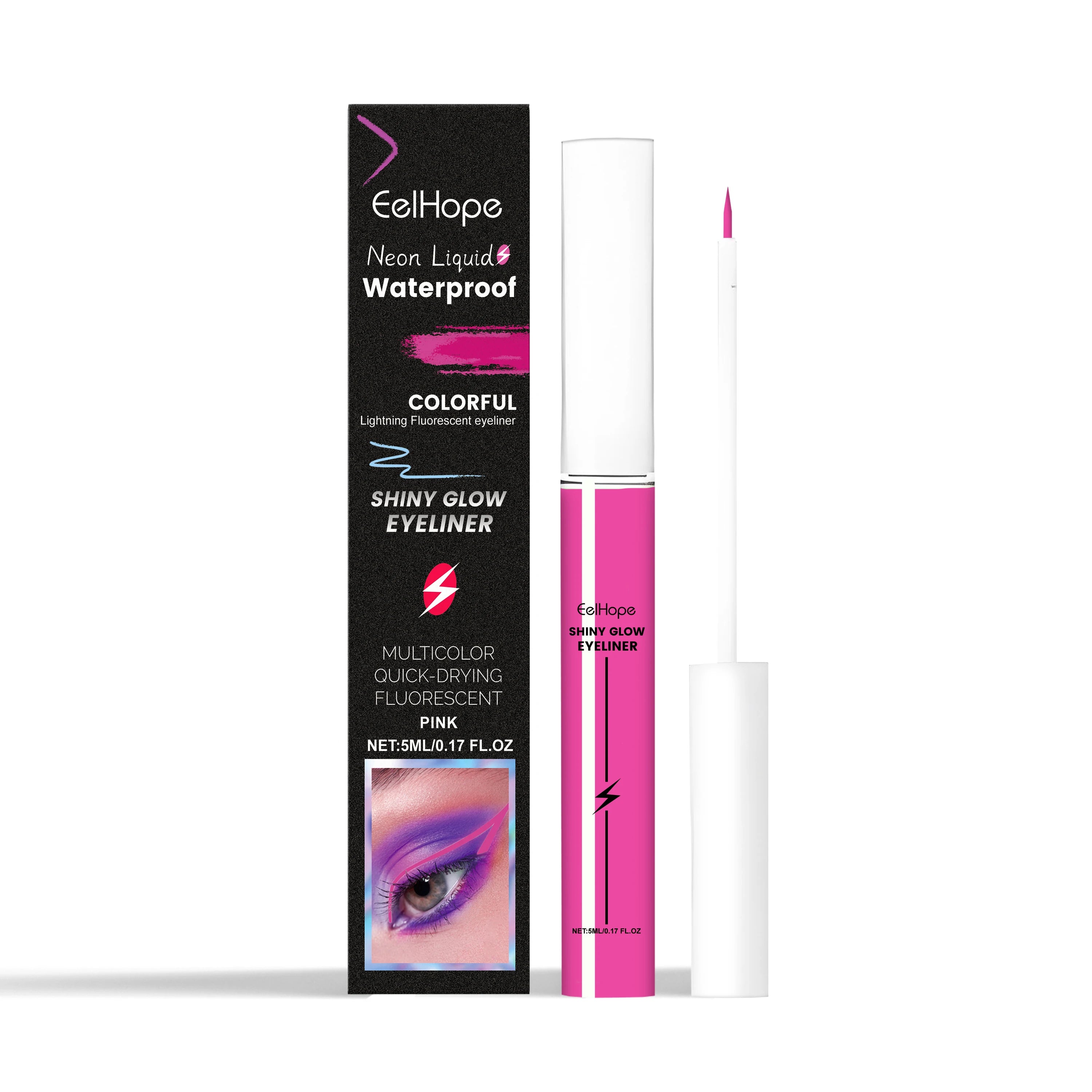 Eyeshadow Palette & Waterproof Eyeliner Set – 8+ Shades Eye Makeup Kit Oasis Select 03