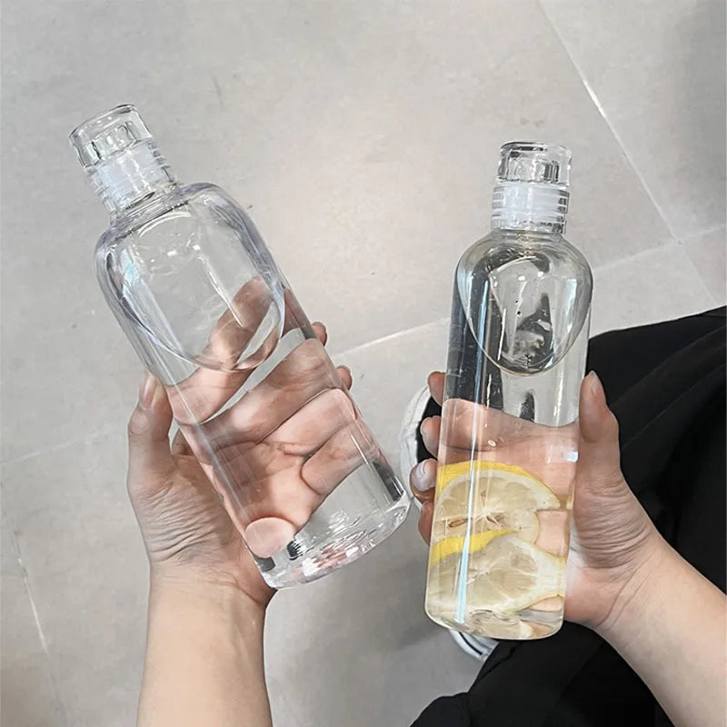 300-1000ML Glass Water Bottle Large Capacity Multi-function Creative Simple Milk Cup Portable Transparent Outdoor Sports Bottle Oasis Select