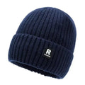 Winter Fleece-Lined Knit Beanie Hat – Unisex Warm Skull Cap Winter Beanie Hat Oasis Select Blue One size