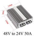 48 Volt to 24 Volt 48V to 24V 1A-40A Switching Power Converter Step Down DC to DC Transformer Buck Regulator Truck Voltage Oasis Select 48V to 24V 50A 48V 24V