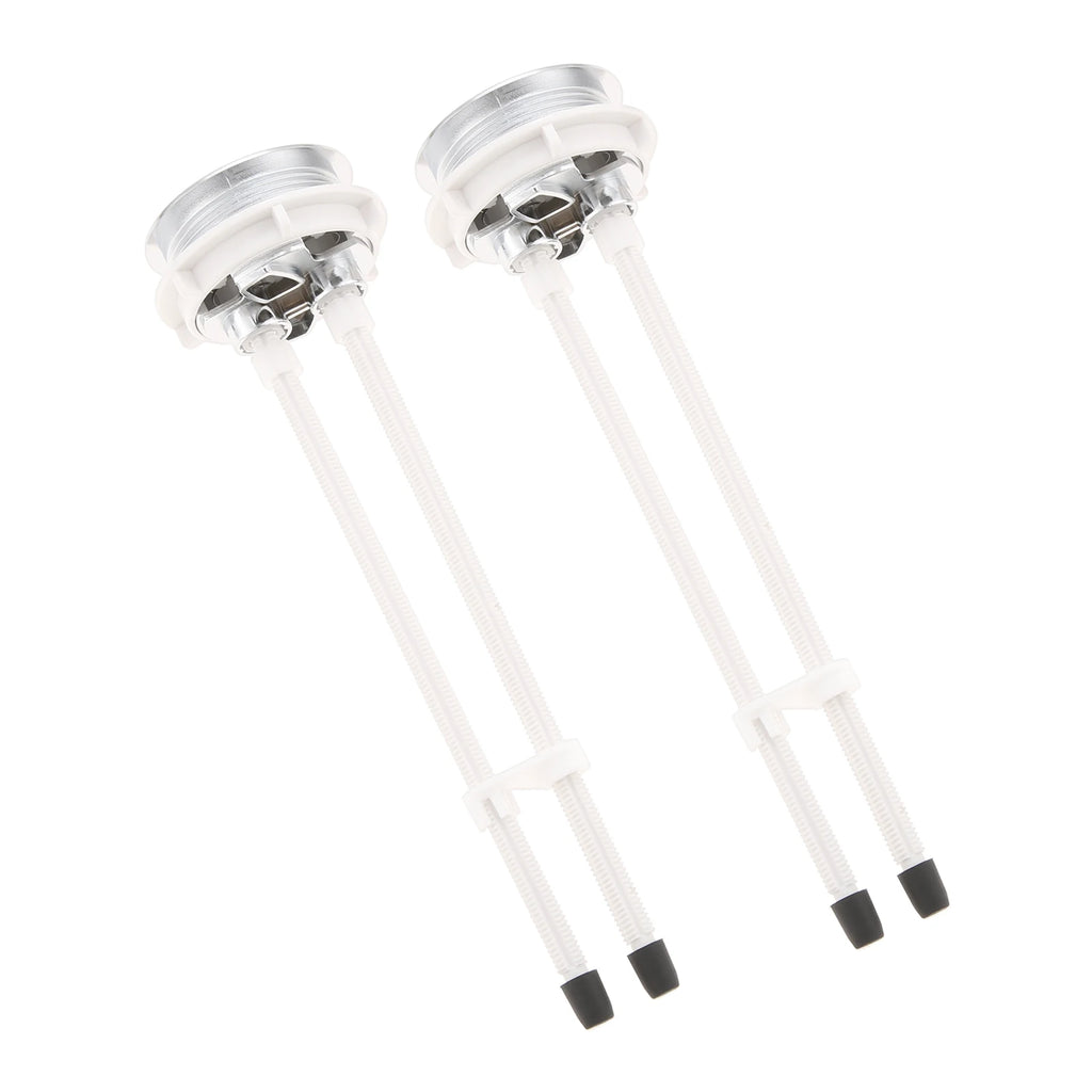 2Sets 48mm Dual Flush Toilet Button,for Glacier Bay/AquaSource,Tool-Free Installation with Adjustable Rods Corrosion-Resistant Oasis Select