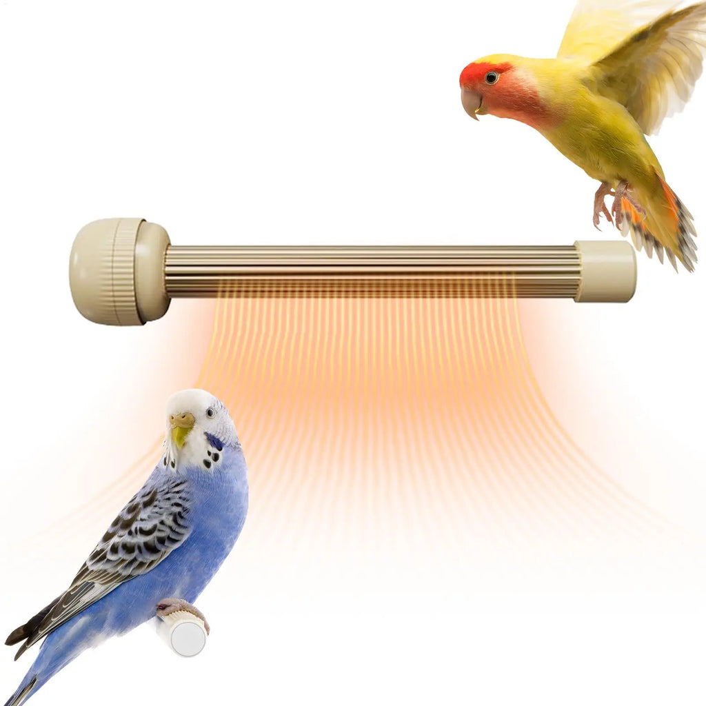 Bird Heater for Cage Bird Heating Perch Stand Warmer for Cage Terrarium Accessories for Hammock Aviary Indoor Travel Small Oasis Select