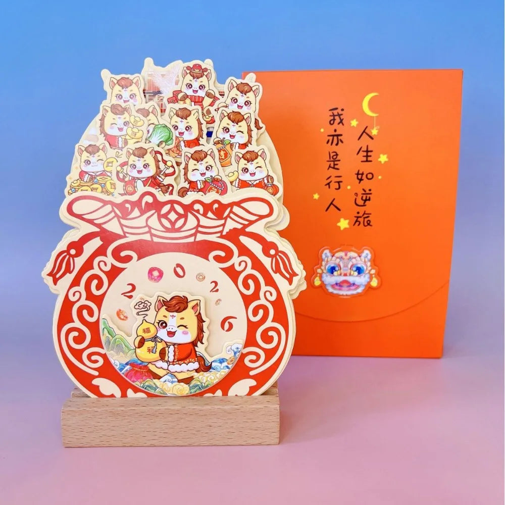 2026 Flowers Desk Calendar Mini Calendar Standing Desk Calendar Vase-Like Desktop Monthly Planner for Home School Office Oasis Select Style 2