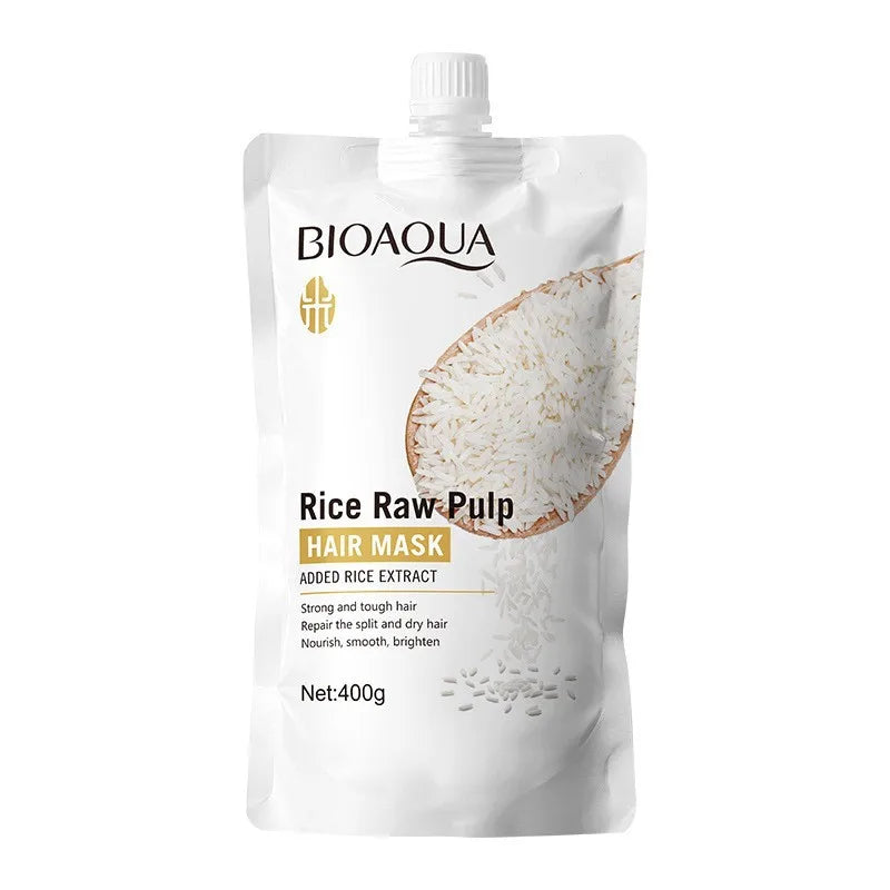 Rice Puree Hair Mask 400g – Deep Repair for Dry & Frizzy Hair Deep Conditioning Hair Mask Oasis Select