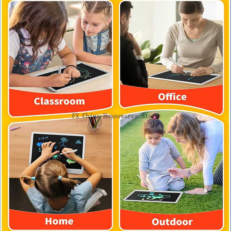 11/13/16 Inch LCD Drawing tablet Writing Board Kids Doodle Painting Handwriting Pads Toys for 3 4 5 6 7 8 Years Girls Boys Gifts Oasis Select