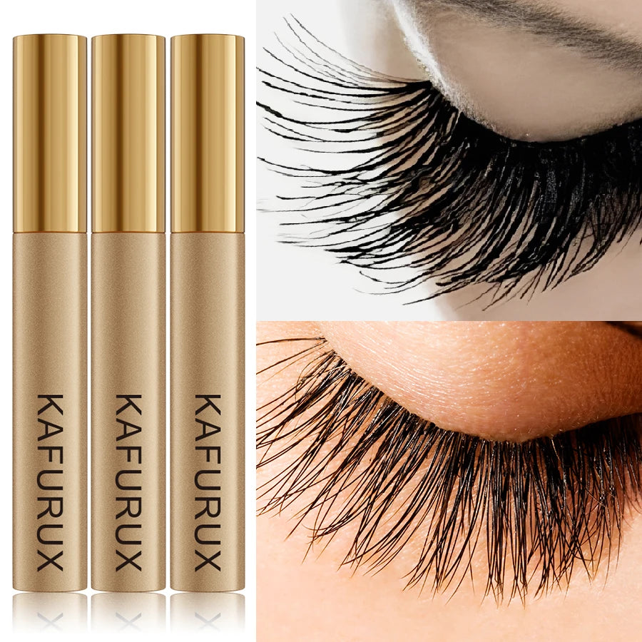 KAFURUX 3-Pack Lash & Brow Enhancer Serum | Natural Korean Beauty