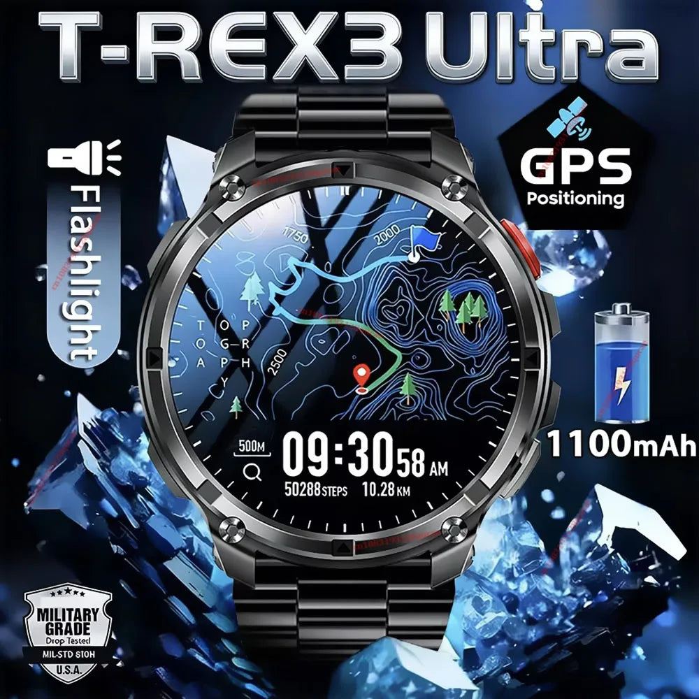 Ola Esporte T-Rex3 Ultra Smart Watch | 1100mAh, 1.7" AMOLED