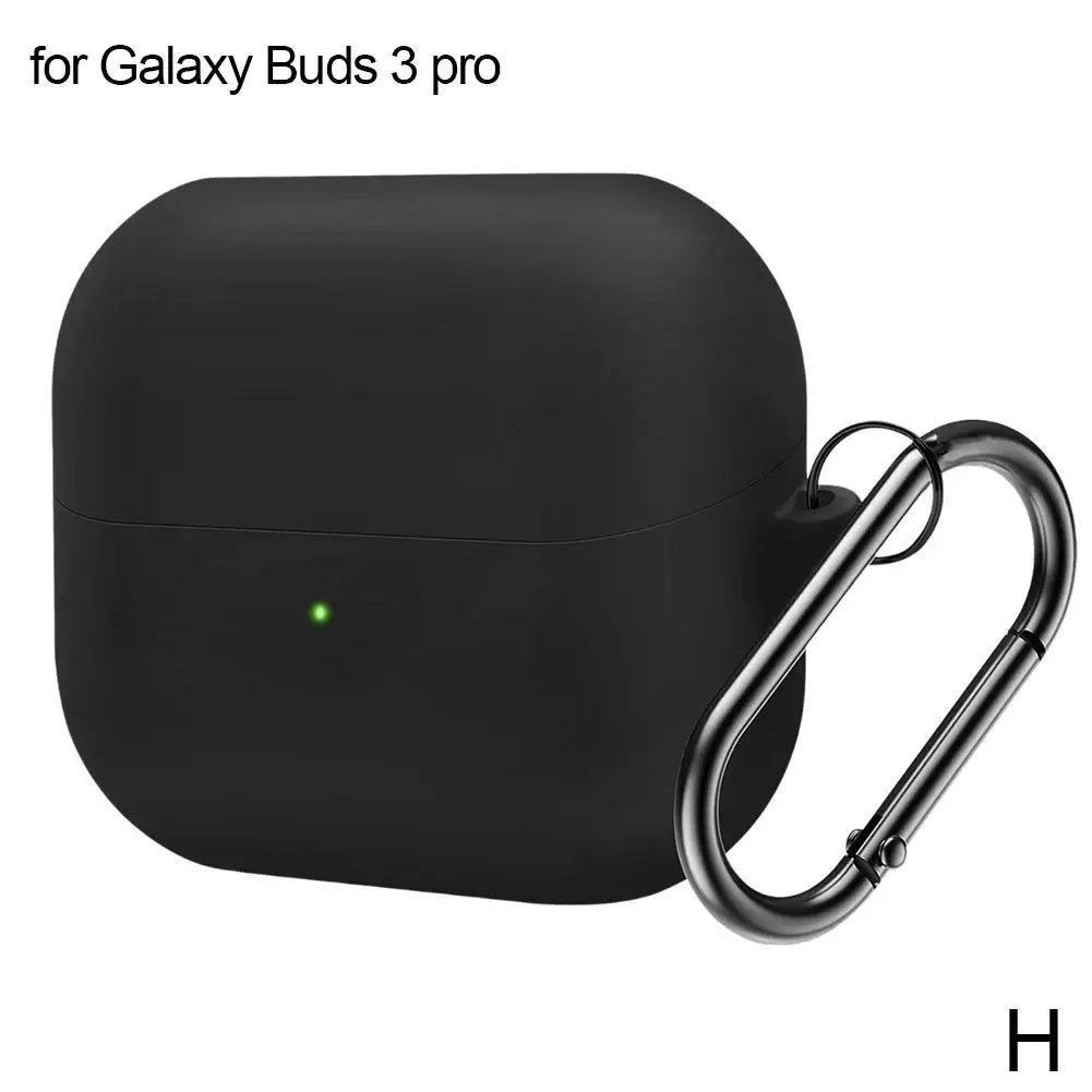 Silicone Case for Samsung Galaxy Buds 3 & 3 Pro + Carabiner