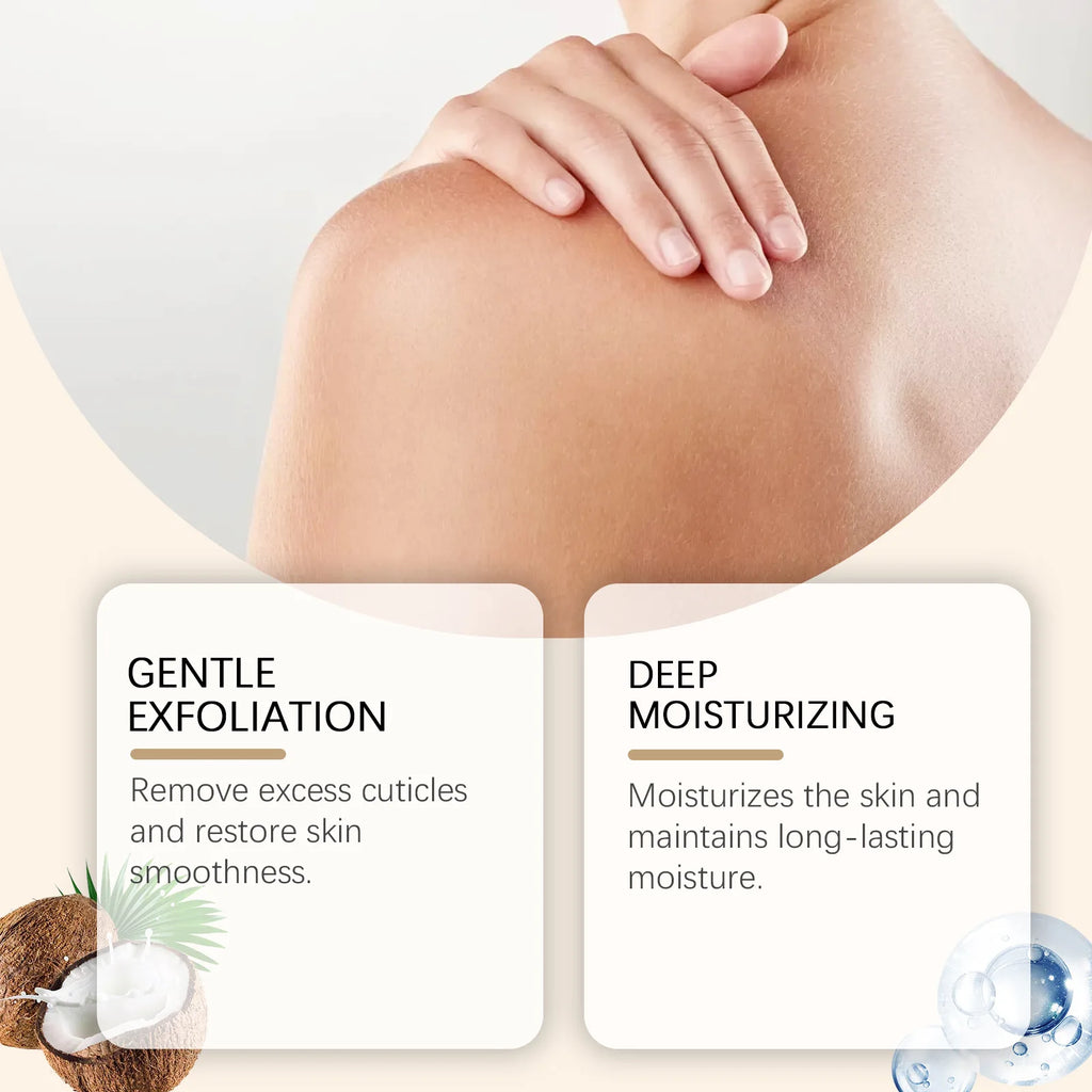 Antioxidant Skin-Elasticity-Enhancing Body Scrub Multiple Scents Gently Exfoliates Improves Rough Skin Firms and Nourishes Skin Oasis Select