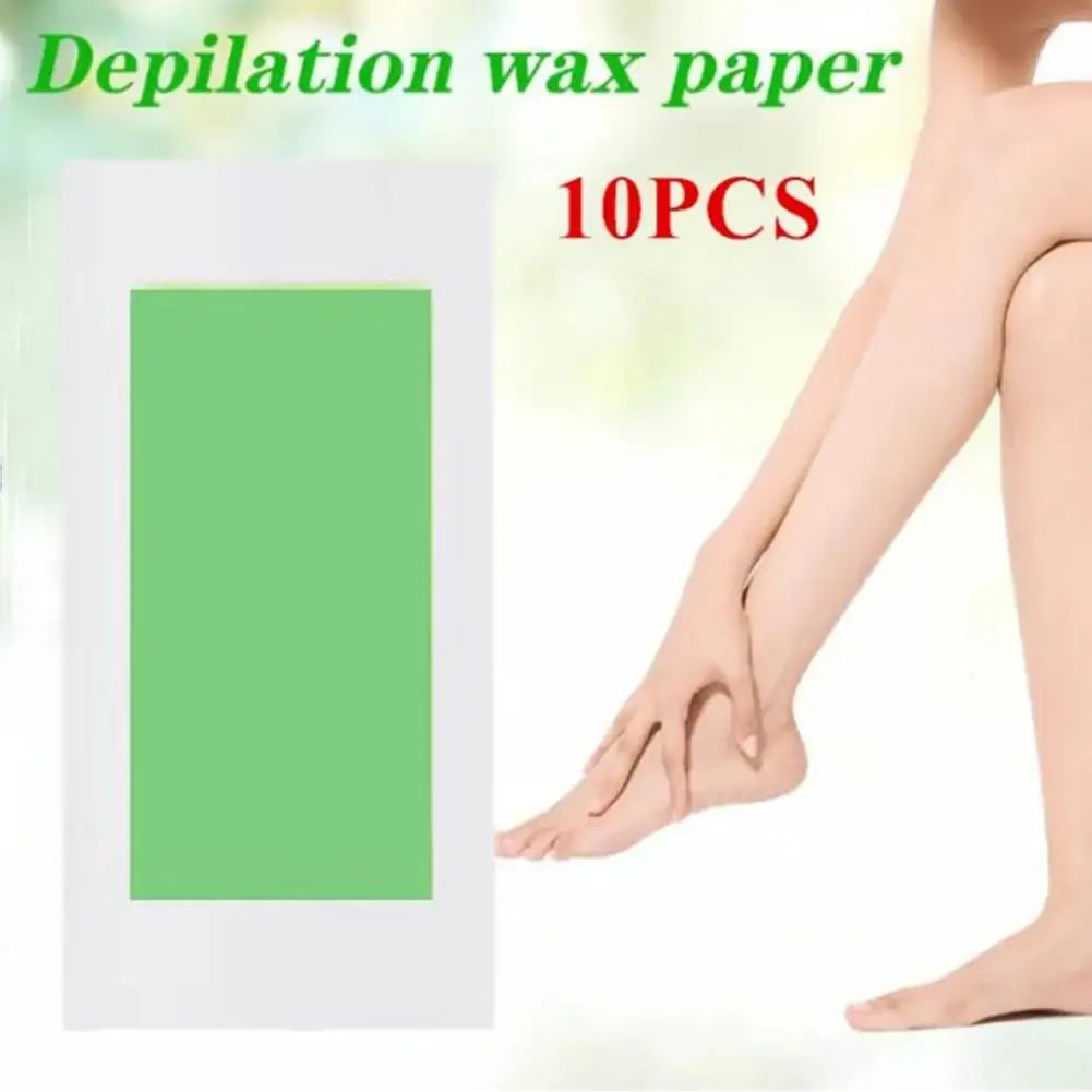 10/50pcs Facial Wax Strips Painless Hair Removal Wax Strips for Armpit Lips Leg Body Hair Remove Stickers Eyebrow Face Wax Paper Oasis Select