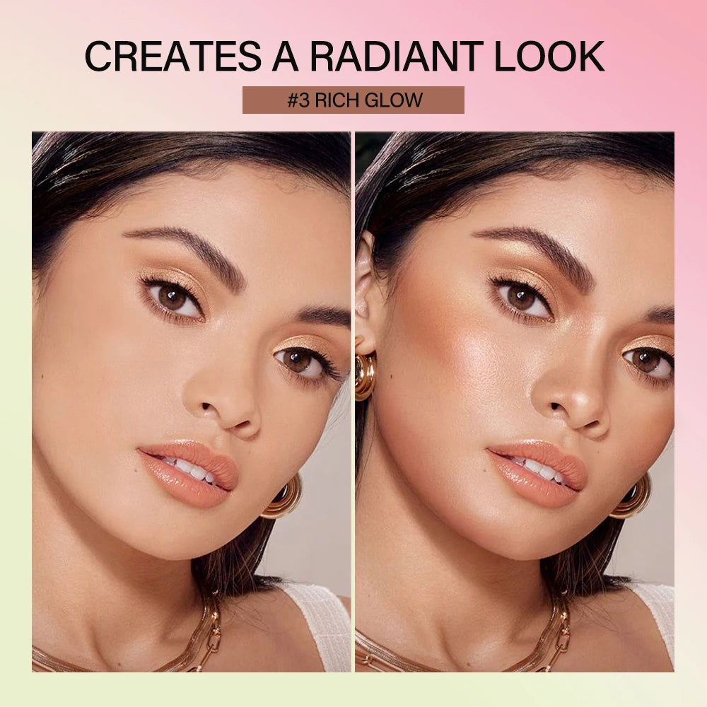 Contour Bronzer Eraser Stick Waterproof High Color Multi-purpose Use For Eyes Cheeks And Body Brightening Skin Tone Makeup Oasis Select