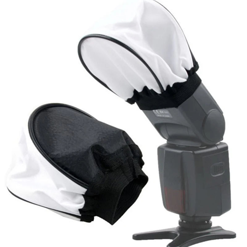 1X Universal Softbox Diffuser For DSLR Cameras, Flash Light Speed Lights Mini Portable Lightweight Soft Box Oasis Select Default Title