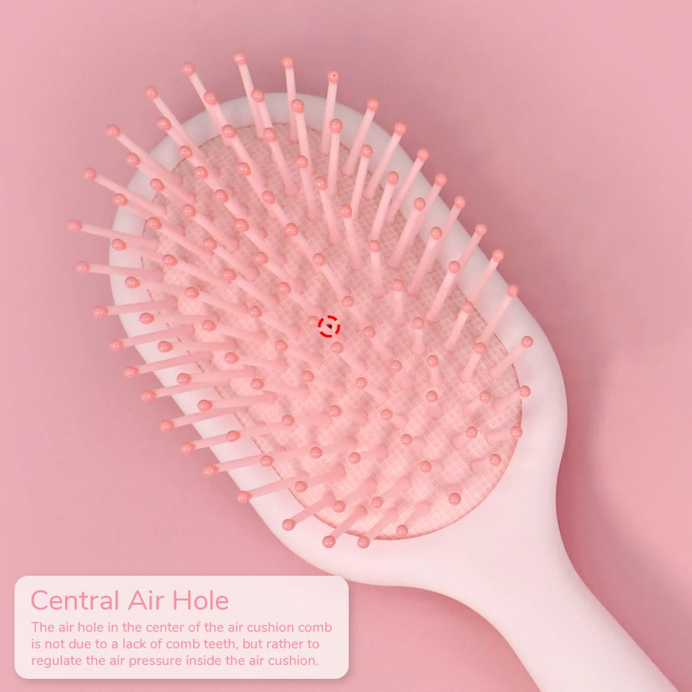Cute Pig Air Cushion Massage Comb – Wet & Dry Hair Detangler Air Cushion Hair Comb Oasis Select