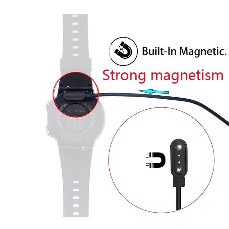 USB Magnetic Charger Cable for LIFEBEE GT01 Smartwatch Smartwatch Charger Cable Oasis Select