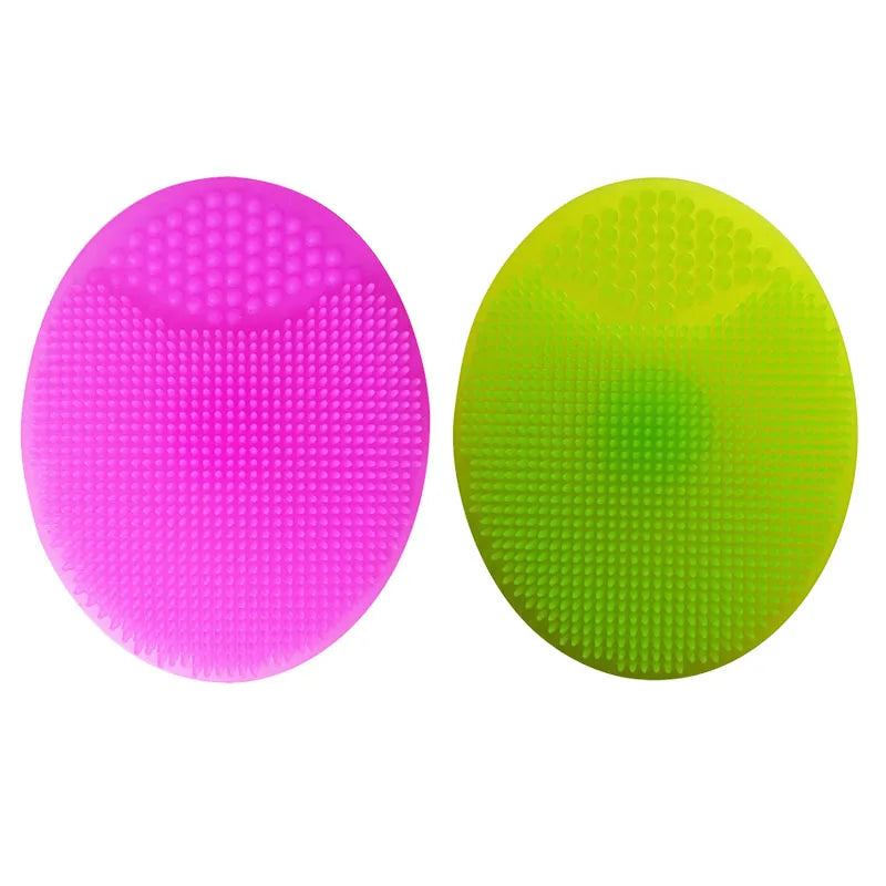 1 Shampoo Brush Baby Infant Bathing Soft Silicone Boys Kids Shower