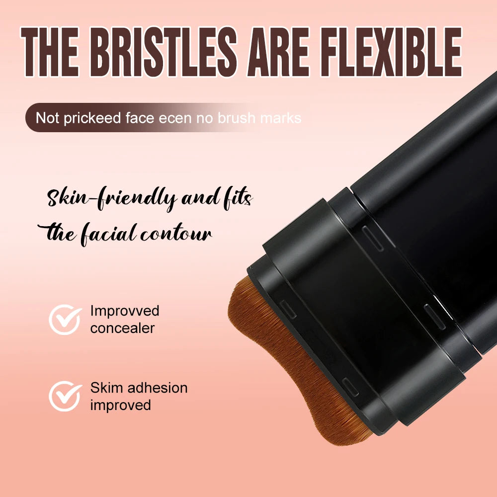 YTRUNS Foundation Stick 20g | Full Coverage Concealer & Brush