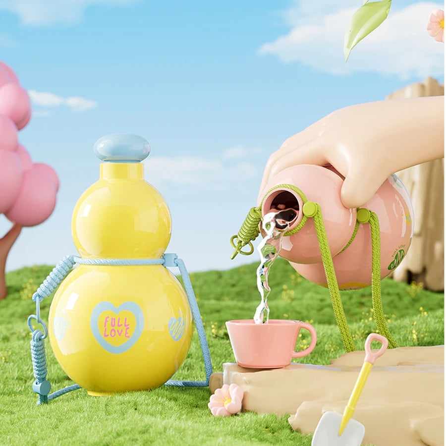 Water bottle, girls high value gourd water cup, large capacity with outdoor portable water bottle, sports water bottle Oasis Select