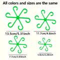 4Pcs Transparent Plant Support Stakes,U-Shaped Foldable Garden Stakes for Bamboo &Potted Plants,Indoor/Outdoor Hydroponics Use ﻿ Oasis Select 4pcs set