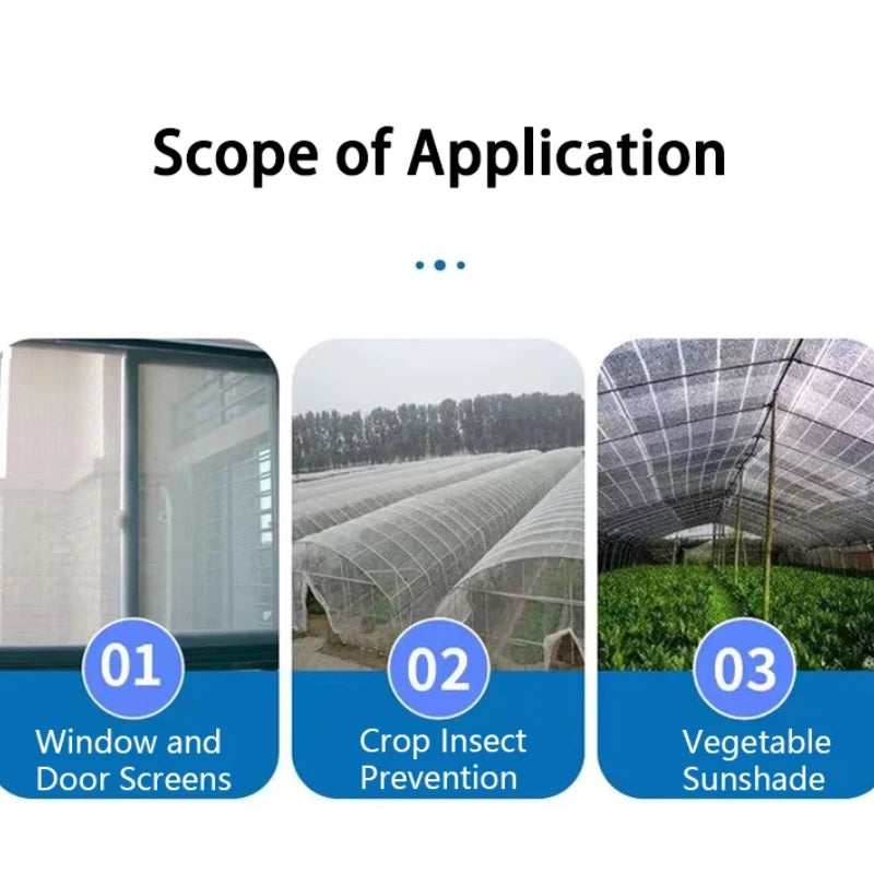 Oversized window screen resistant to pets and mosquitoes, gardens, etc., durable material Garden net anti pet mesh net，balcony Oasis Select