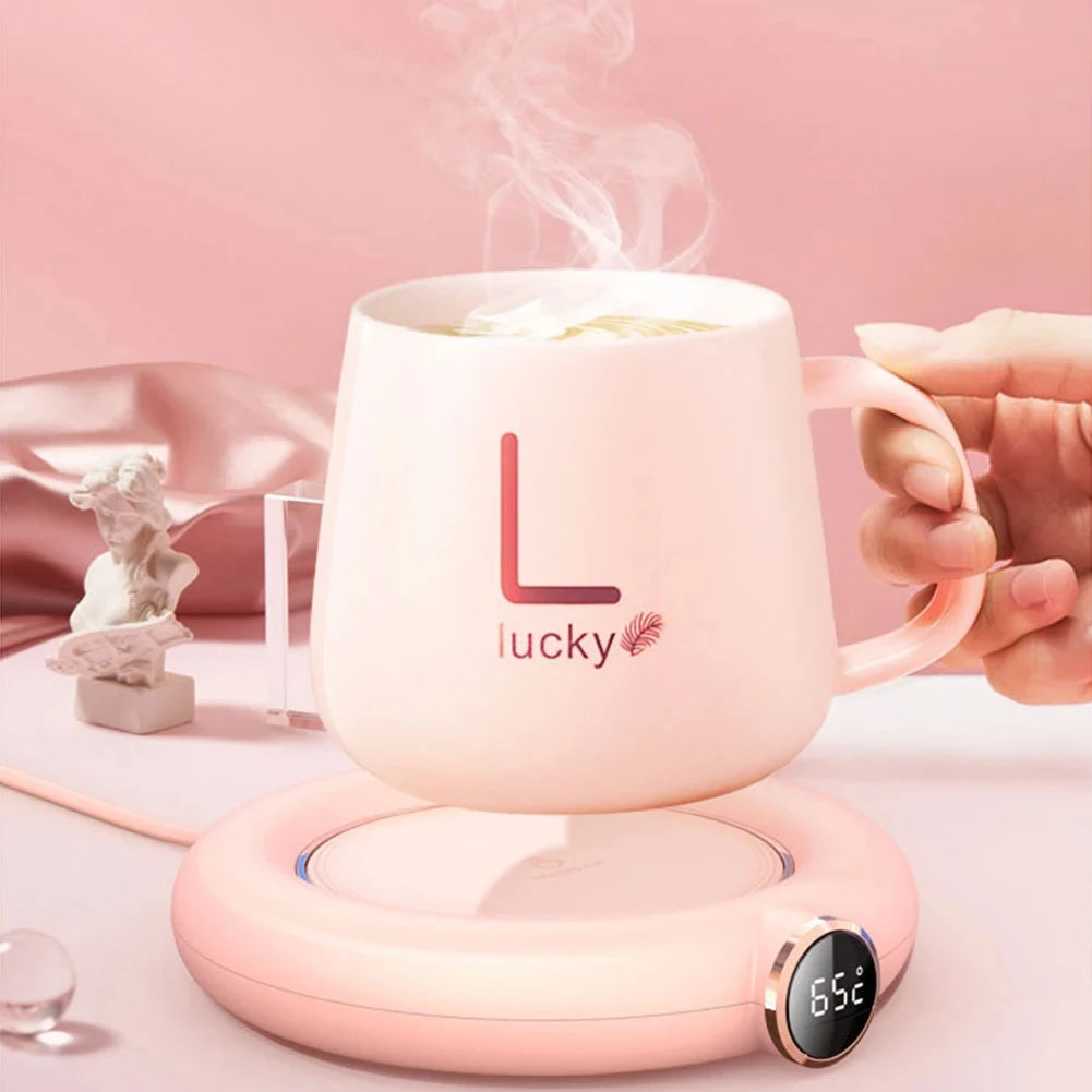 USB Heated Mug Coaster – 3-Speed Control & 8Hr Auto Shut-Off