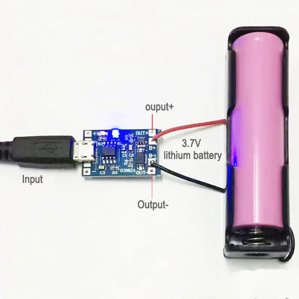 3.7V Lithium Battery Charger Protection Board 5V 1A 2A Li-ion Lipo Battery Charging Protect Two-in-one Module Micro USB Type-C Oasis Select