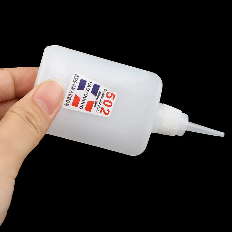 50G Quick-drying Super Glue 502 Instant Strong Adhesive Toys Crafts Shoes Paper Wood Plastic Fast Repairing Glue Universal Oasis Select