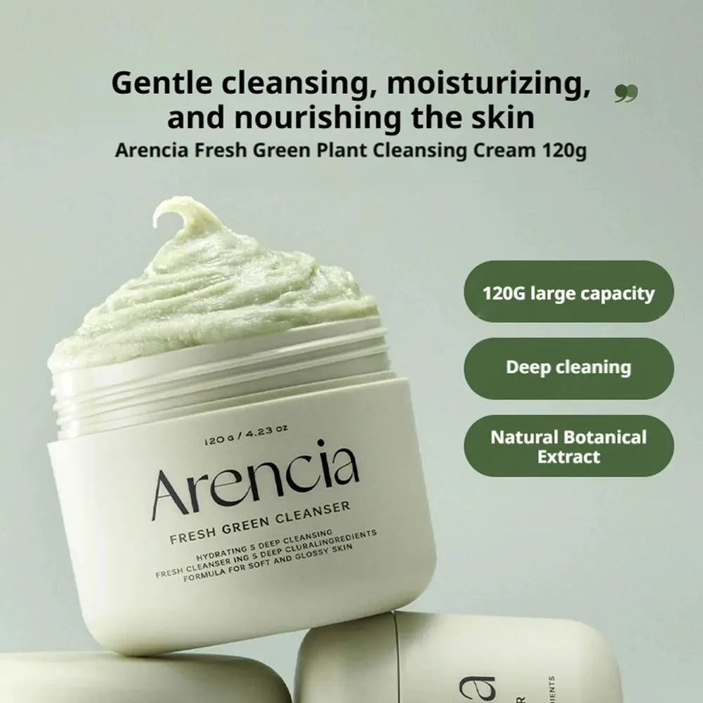 Arencia Green Rice Mochi Facial Cleanser 120g | Gentle & Deep Clean Facial Cleanser Oasis Select