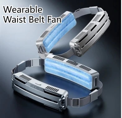 URGGU Wearable Waist Belt Fan USB 3-Speed | Outdoor Cooling