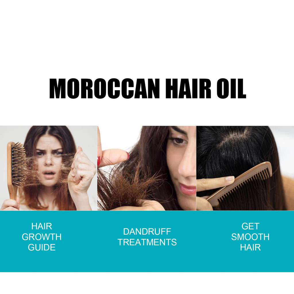 Moroccan Hair Essential Oil Anti Hair Loss Curly Frizz Repair Damaged Hair Nourishing Scalp Deep Hydrating Smoothing Conditioner Oasis Select