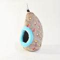 Hanging Egg-Shaped Plush Bird Nest for Cockatiels & Lovebirds