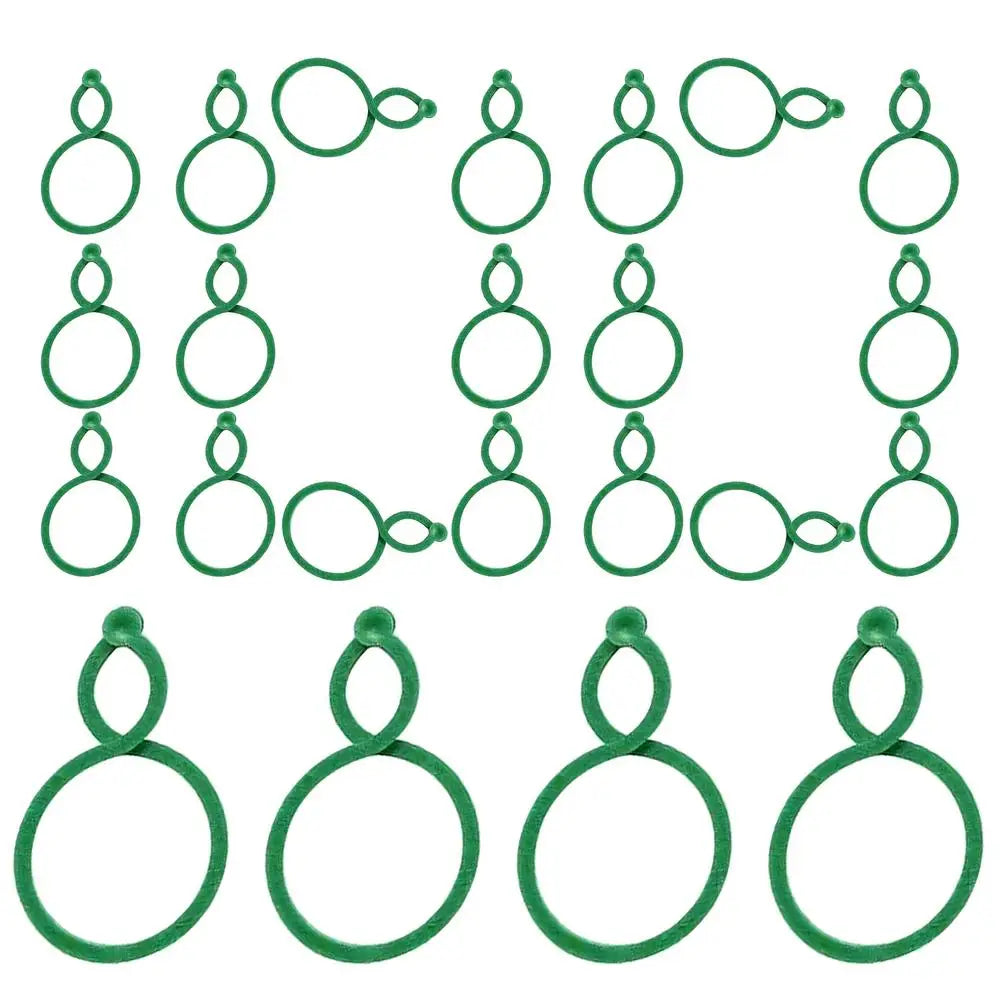 Vine Clips 100 Pieces Reusable Secure Flexible Plant Fixer Garden Plant Fixing Clips for Grape Fruits Flowers Indoor Outdoor