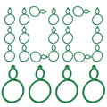 Vine Clips 100 Pieces Reusable Secure Flexible Plant Fixer Garden Plant Fixing Clips for Grape Fruits Flowers Indoor Outdoor